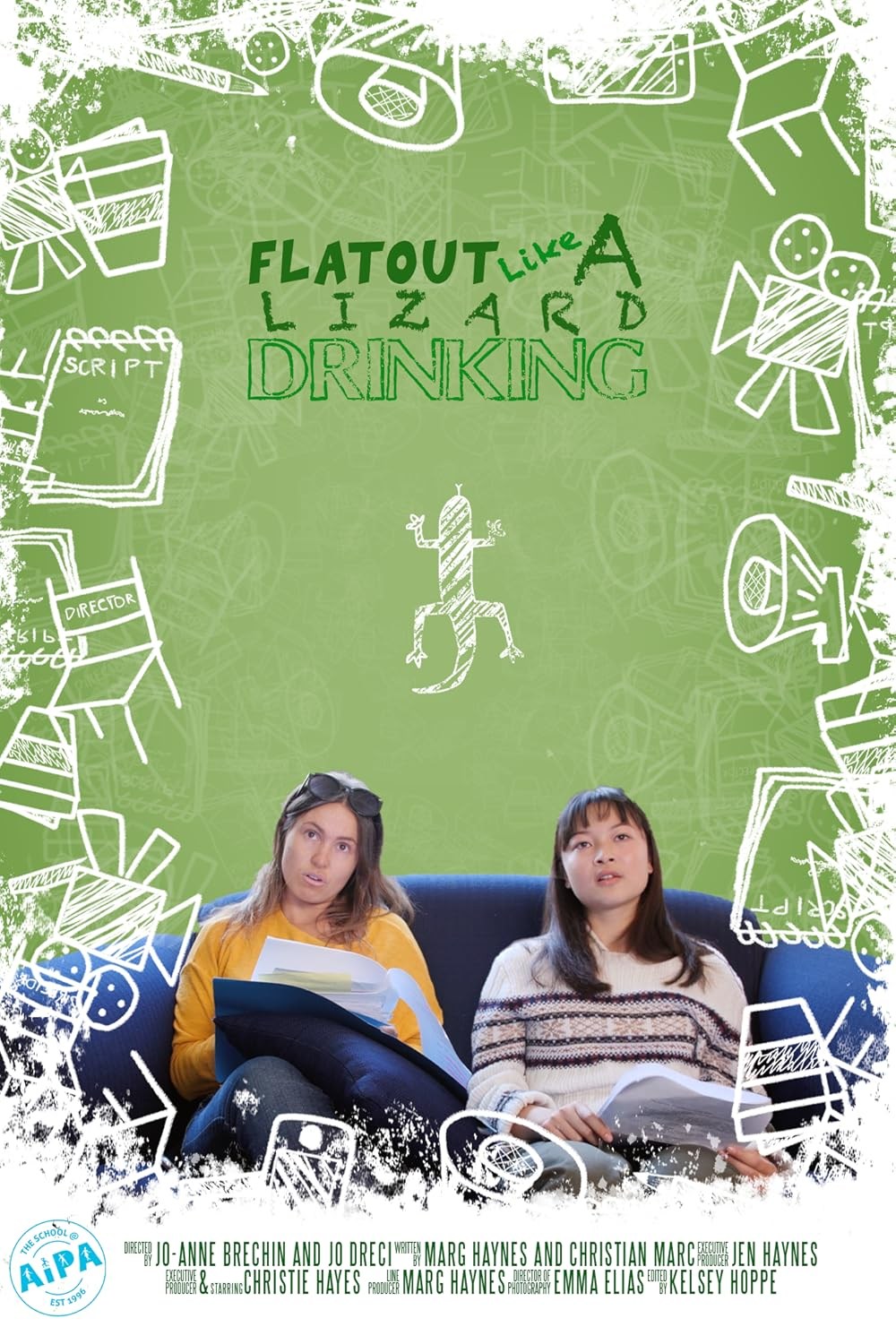 Poster de FLAT OUT LIKE A LIZARD DRINKING