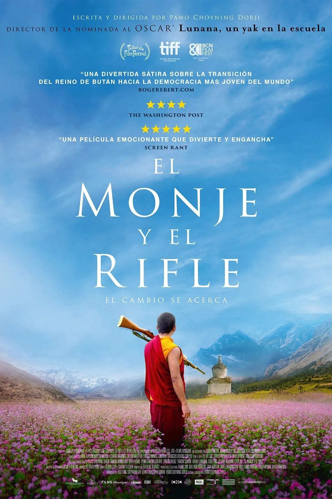 Poster de EL MONJE Y EL RIFLE en español