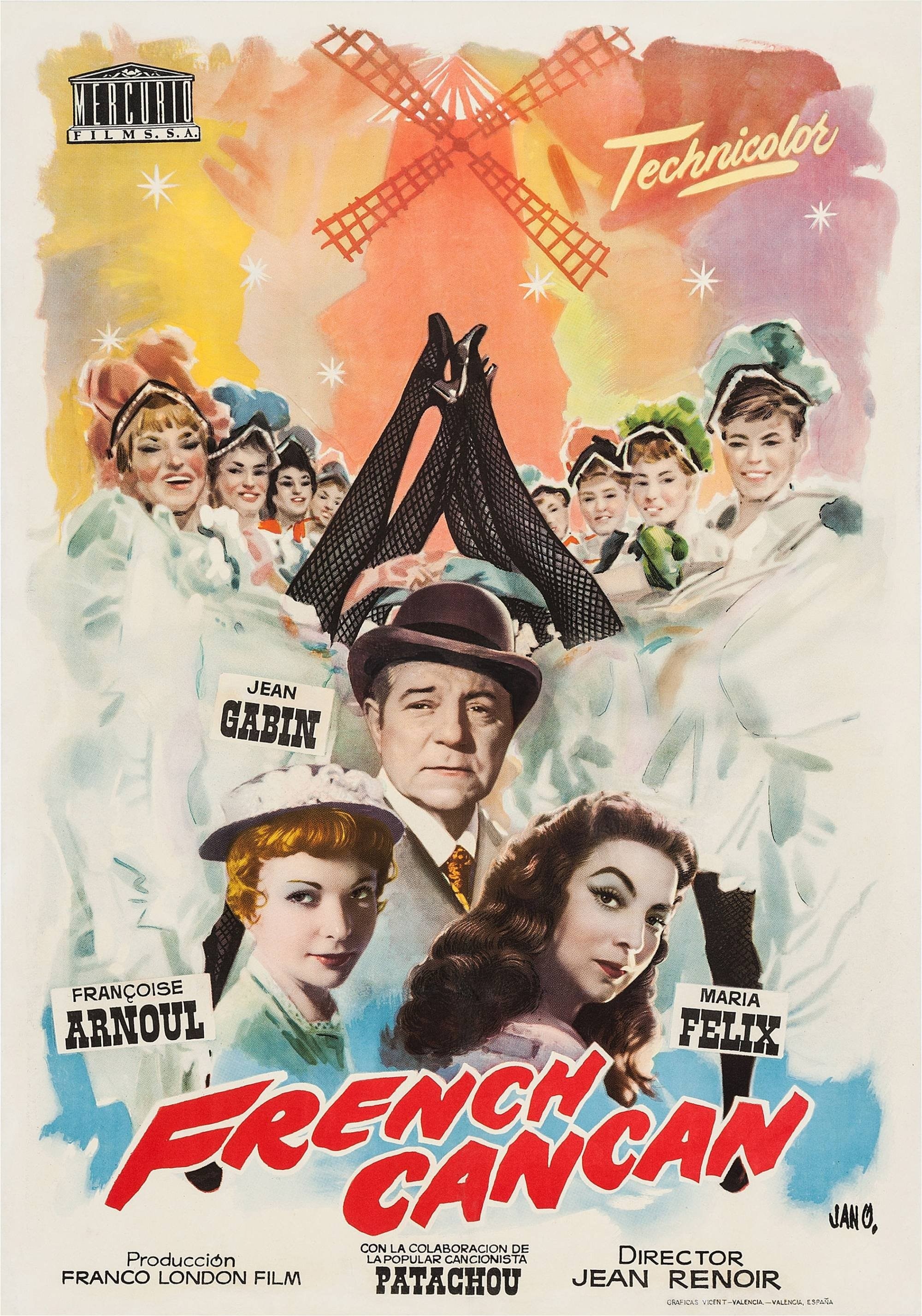Poster de FRENCH CANCAN en español