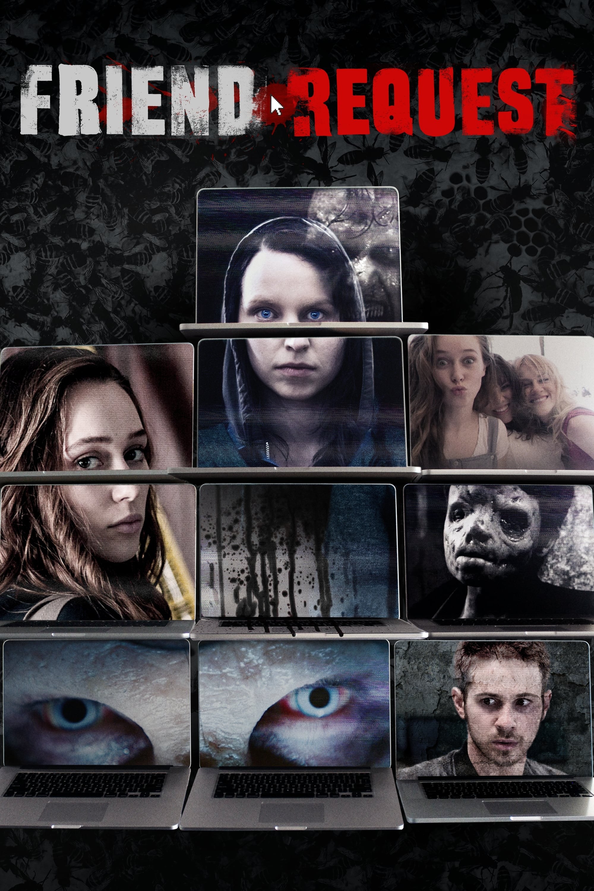 Poster de FRIEND REQUEST en inglés