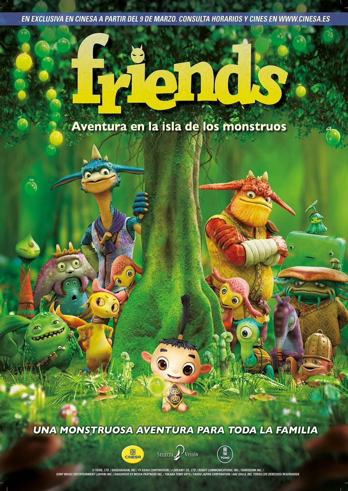 Poster de FRIENDS: AVENTURA EN LA ISLA DE LOS MONSTRUOS en español