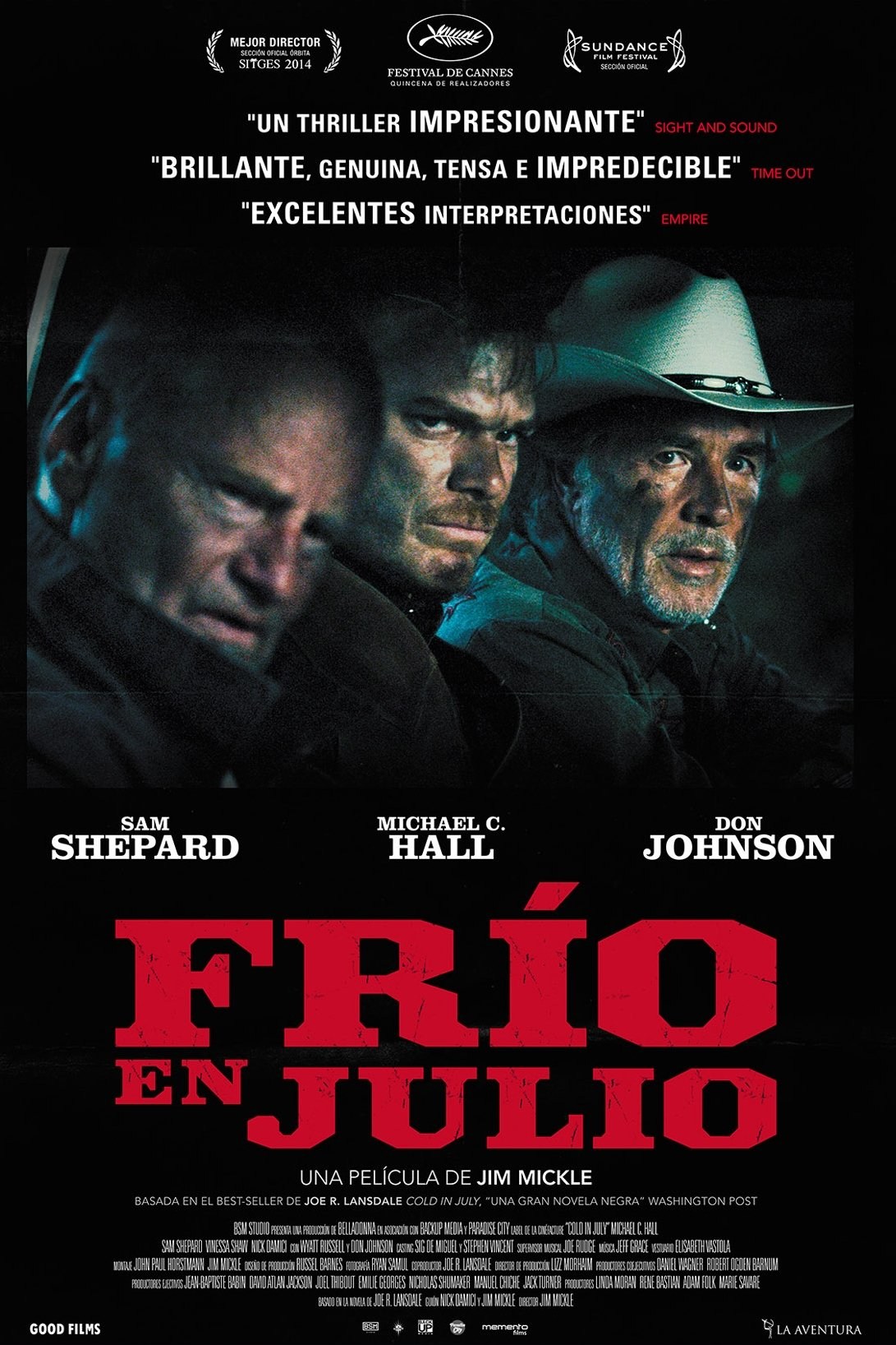 Poster de FRÍO EN JULIO en español