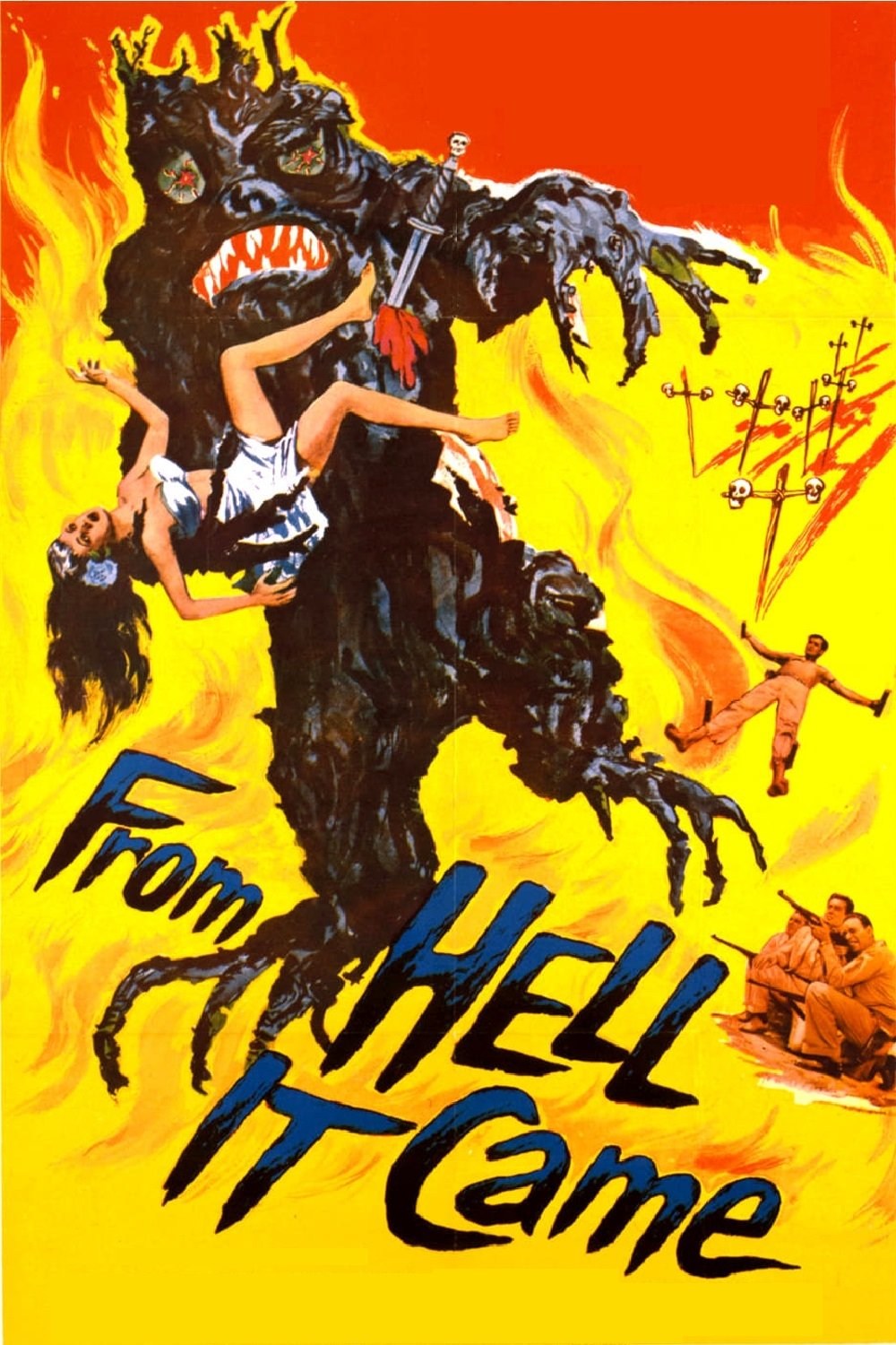 Poster de FROM HELL IT CAME en inglés