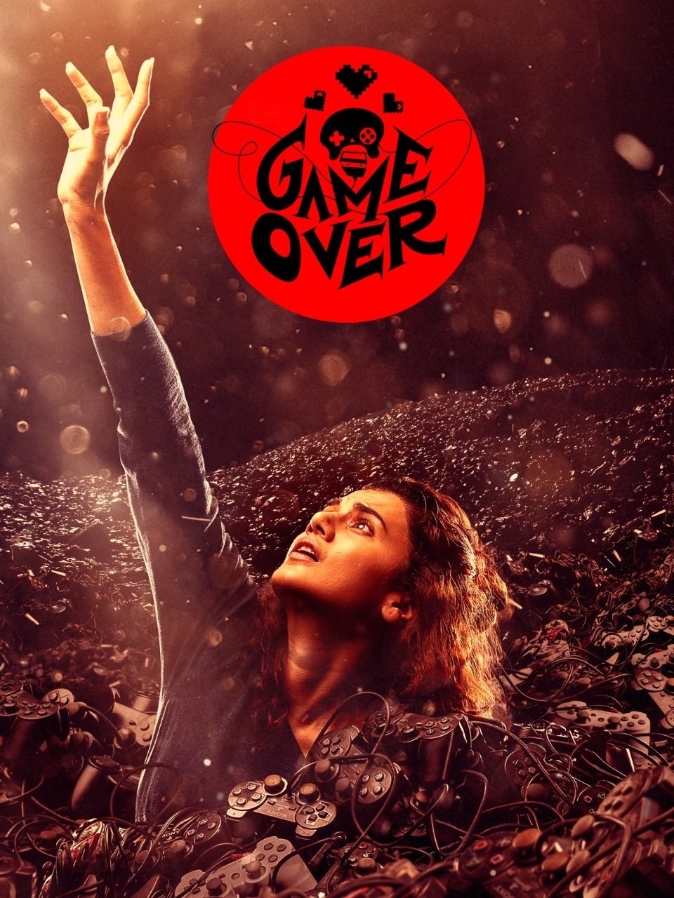 Poster de GAME OVER en inglés