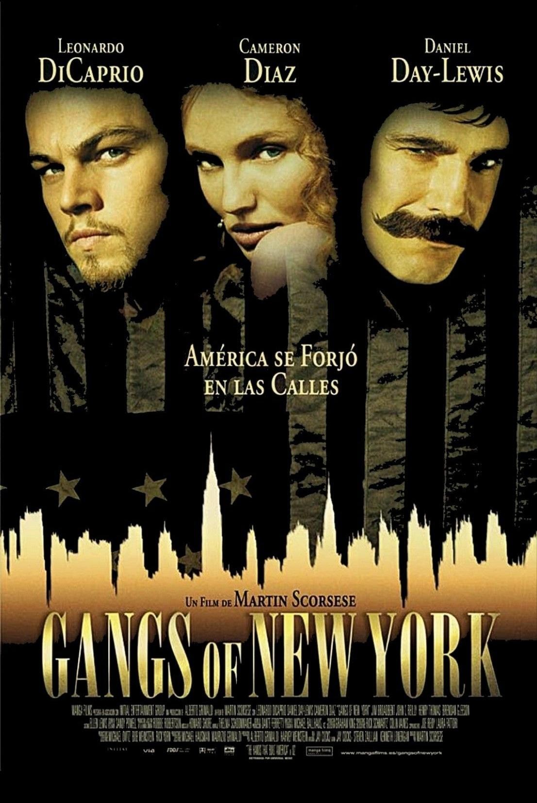 Poster de GANGS OF NEW YORK en español