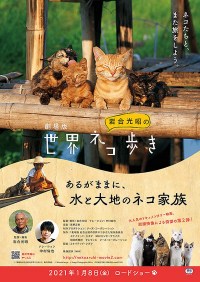 Gekijôban Iwagô Mitsuaki no sekai nekoaruki: Arugamama ni, mizu to daichi no neko kazoku