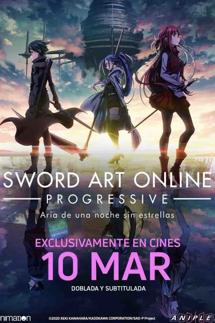Poster de GEKIJÔBAN SWORD ART ONLINE PROGRESSIVE HOSHI NAKI YORU NO ARIA en español