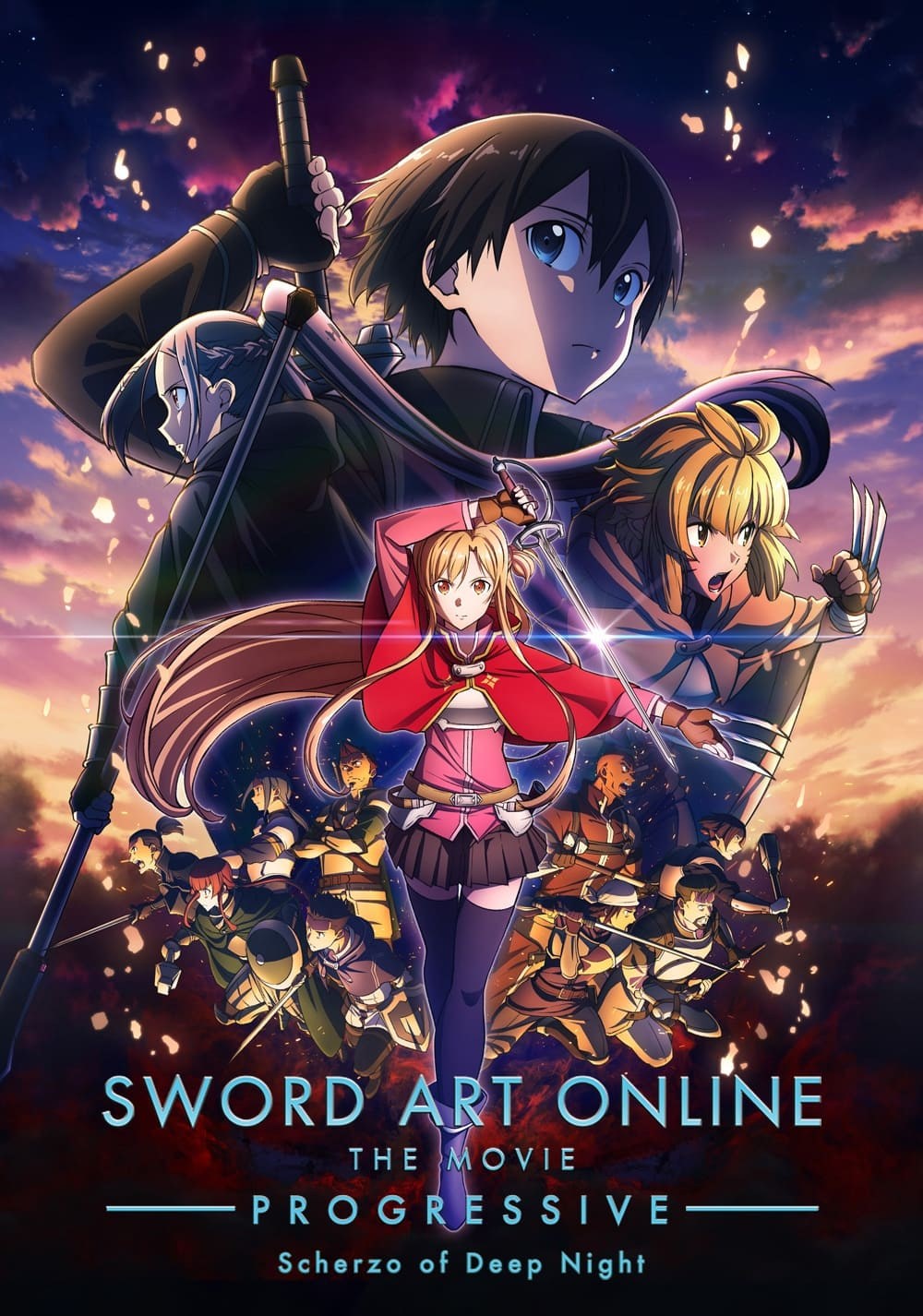 Poster de SWORD ART ONLINE, LA PELÍCULA: PROGRESSIVE - SCHERZO DE UNA PROFUNDA OSCURIDAD en inglés