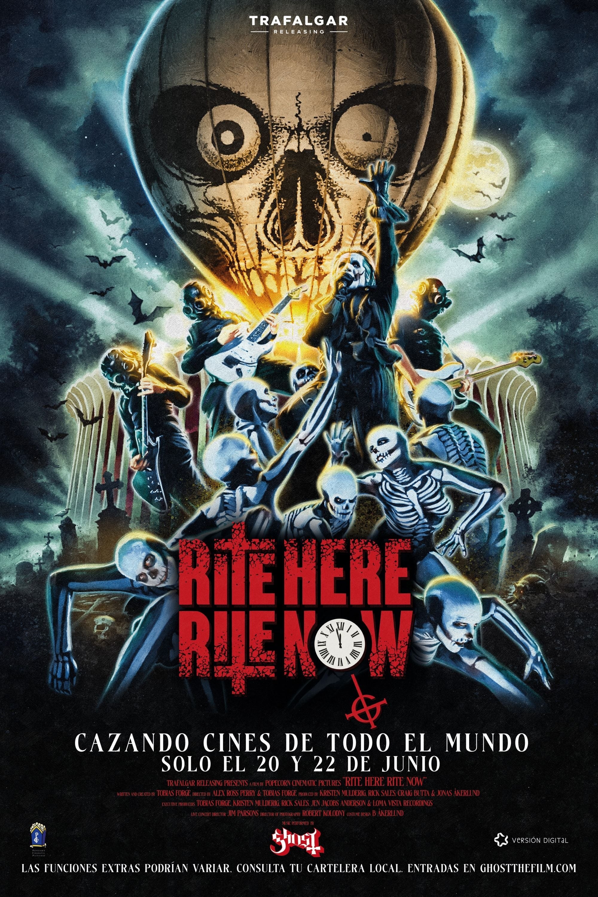 Poster de GHOST: RITE HERE RITE NOW en español