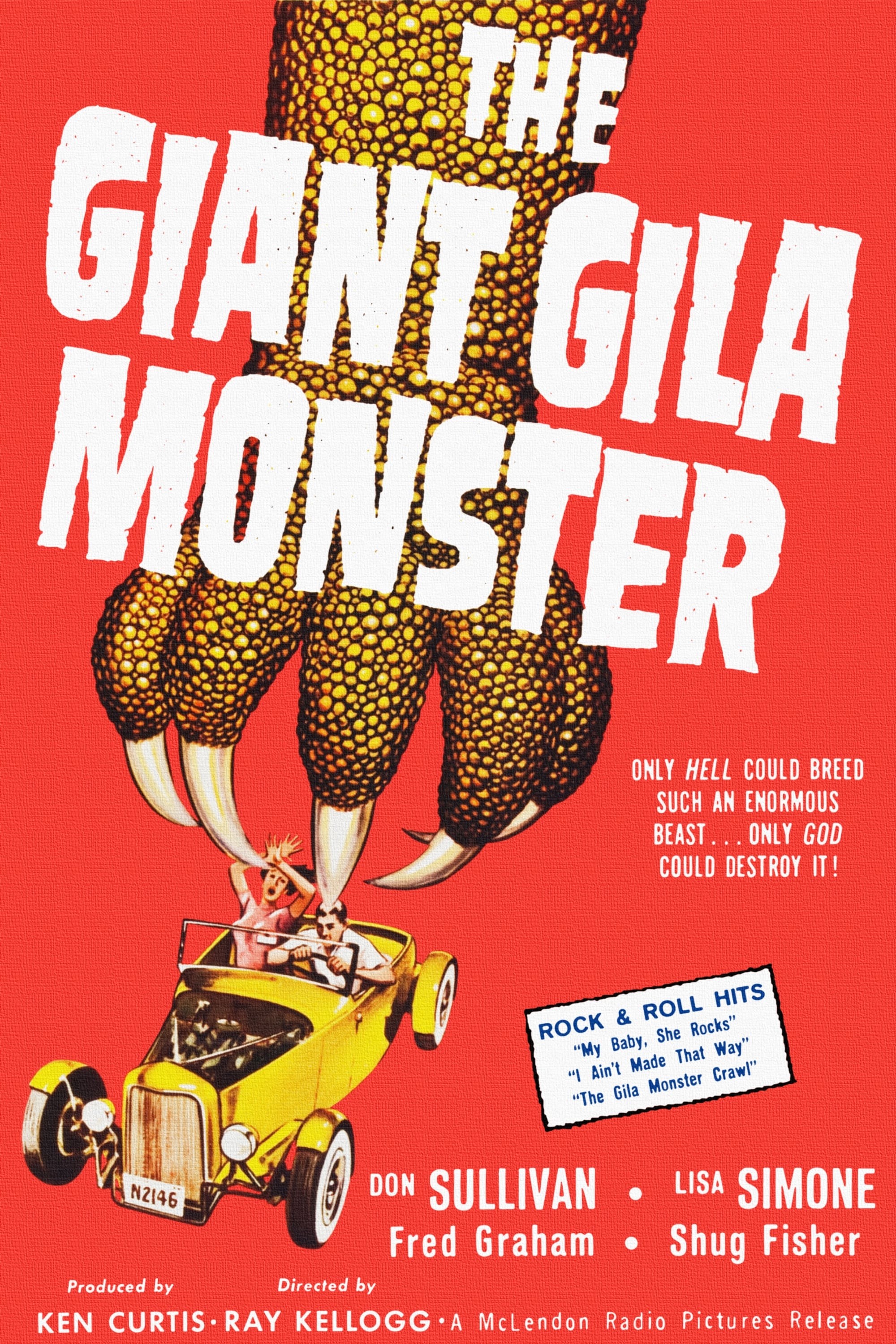 Poster de GILA, EL MONSTRUO GIGANTE en inglés