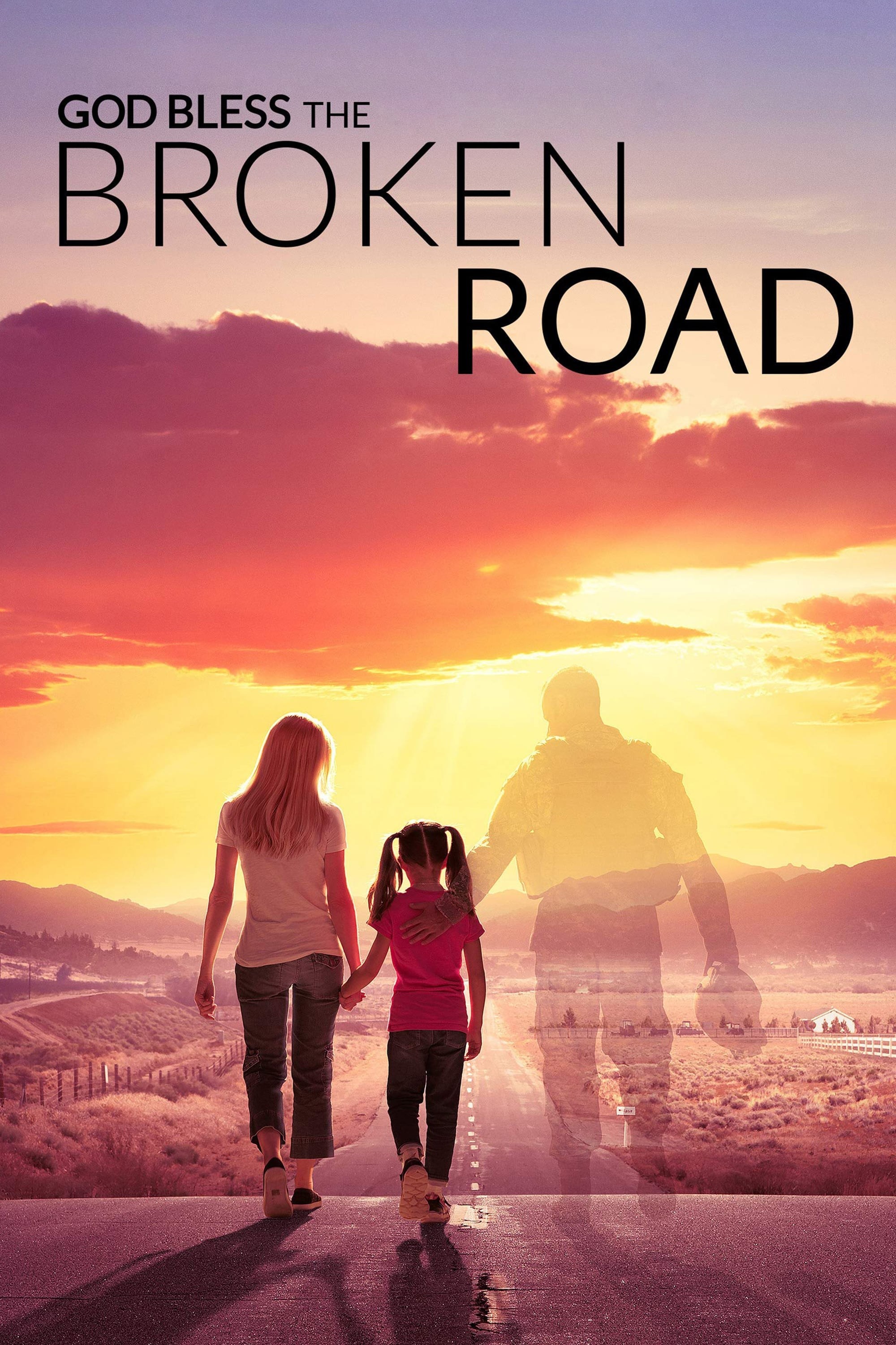 Poster de GOD BLESS THE BROKEN ROAD en inglés
