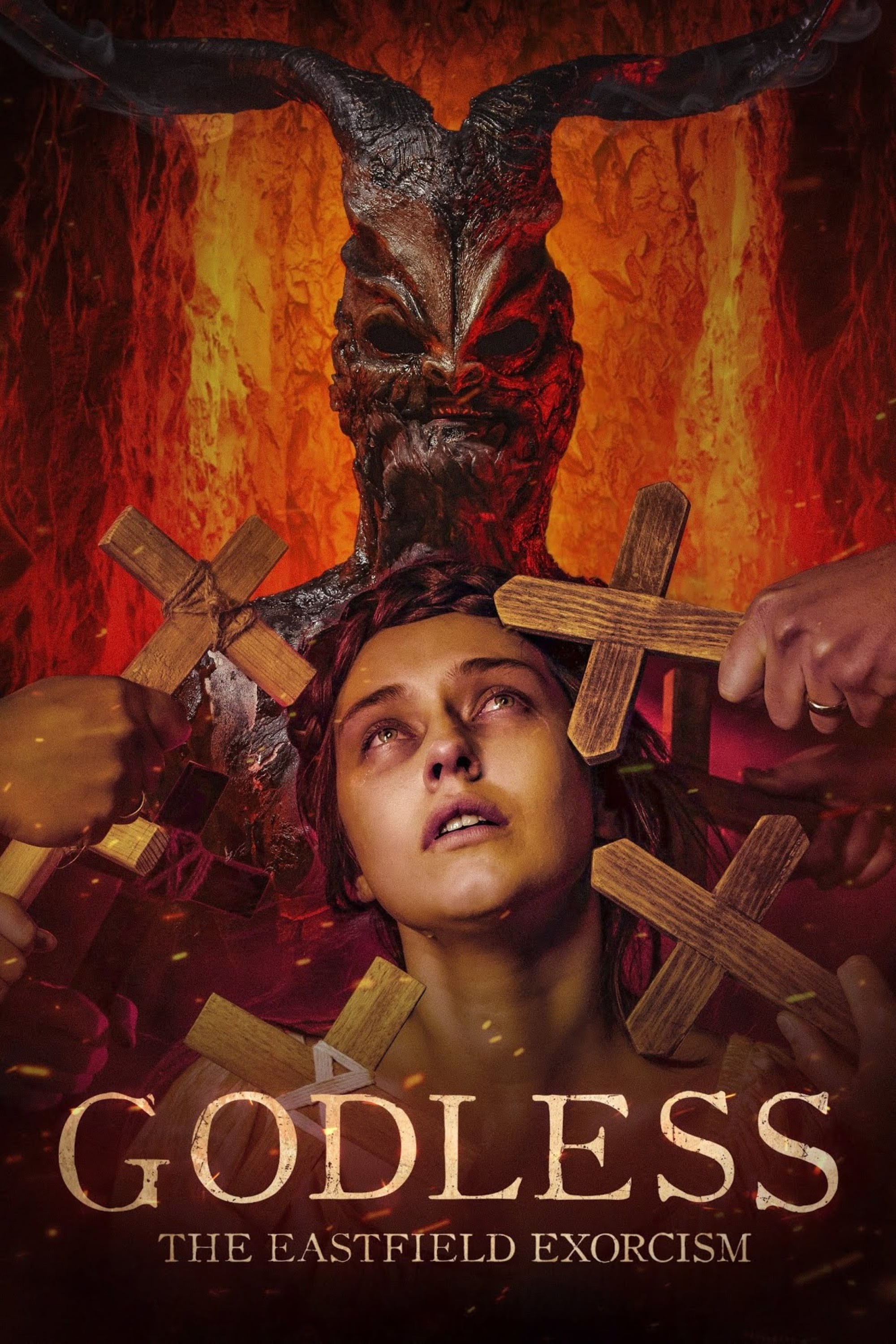 Poster de GODLESS: THE EASTFIELD EXORCISM en inglés