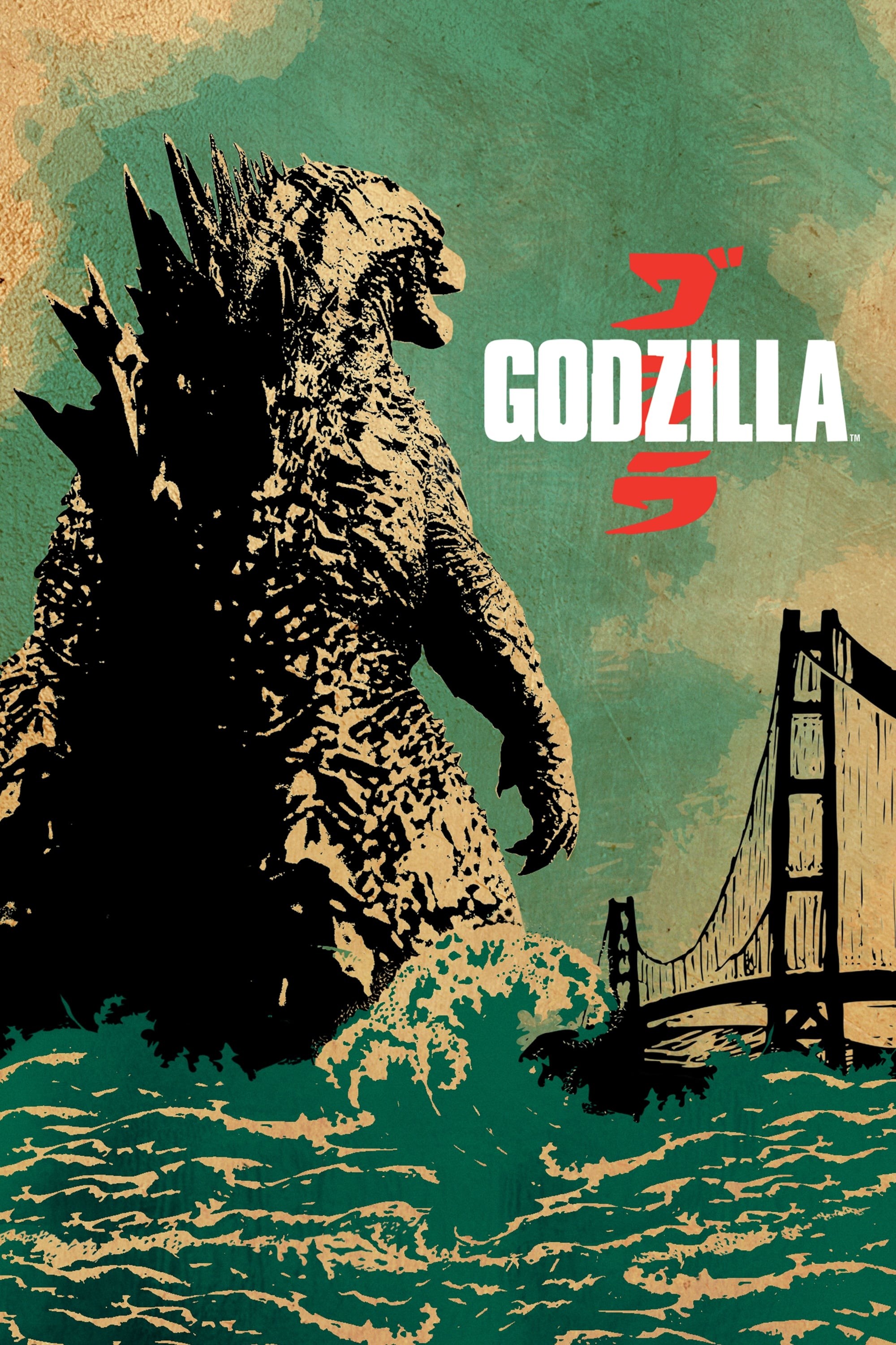 Poster de GODZILLA en inglés