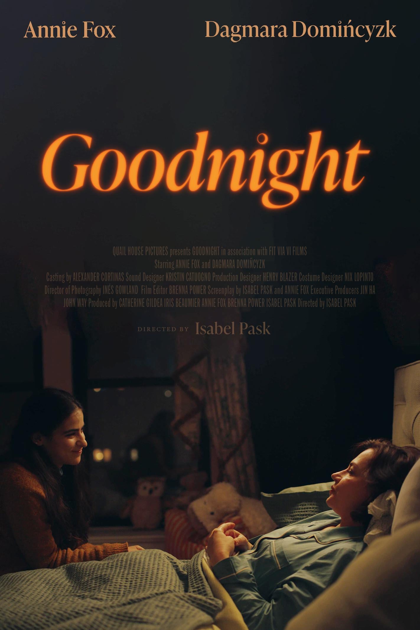 Poster de GOODNIGHT en inglés