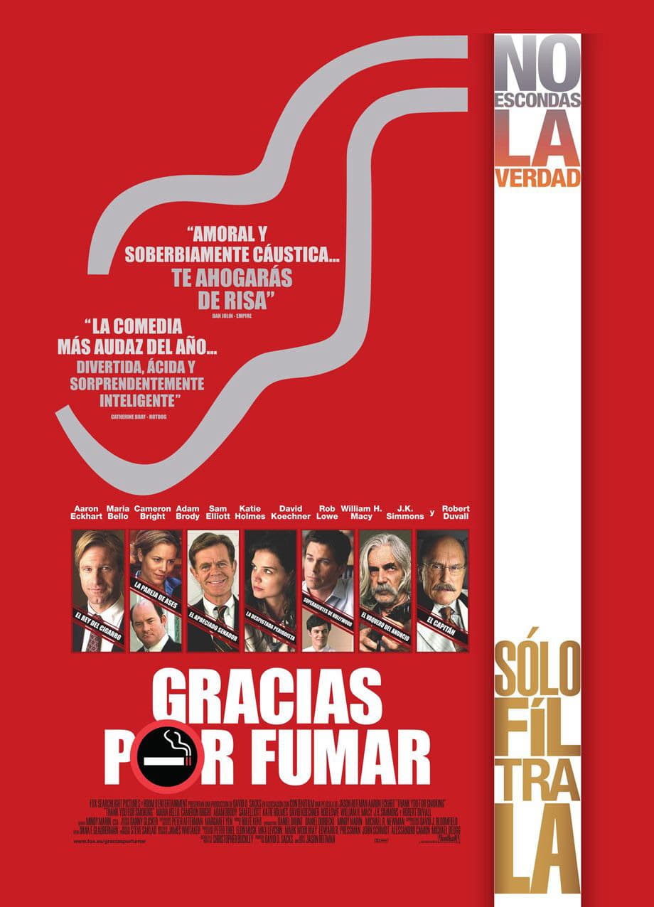 Poster de GRACIAS POR FUMAR en español