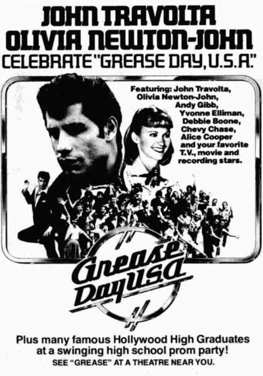 Poster de GREASE DAY USA