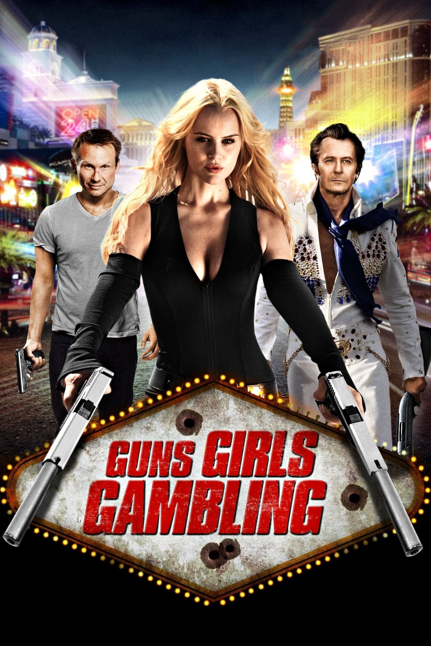 Poster de GUNS, GIRLS AND GAMBLING en inglés