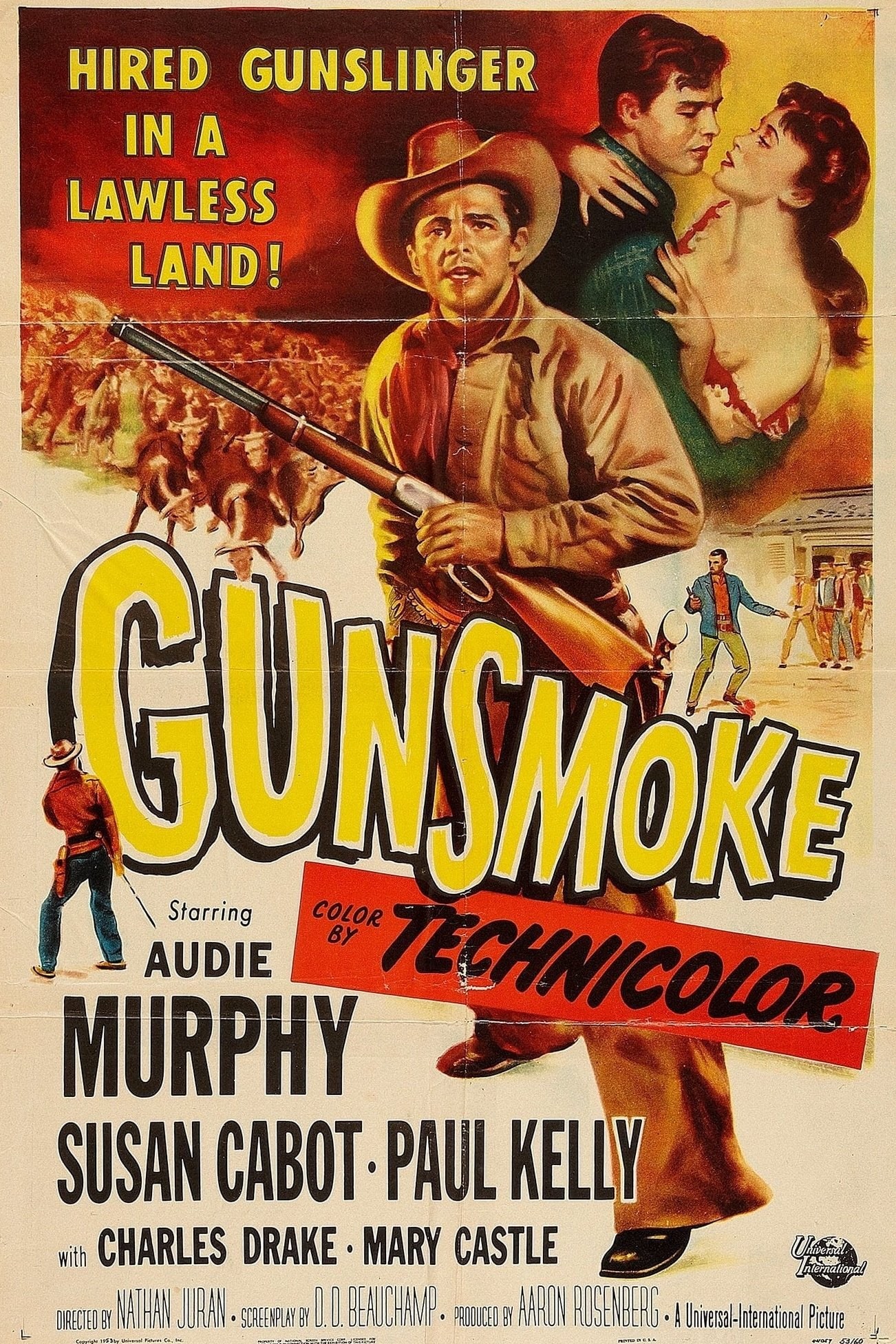 Poster de GUNSMOKE en inglés