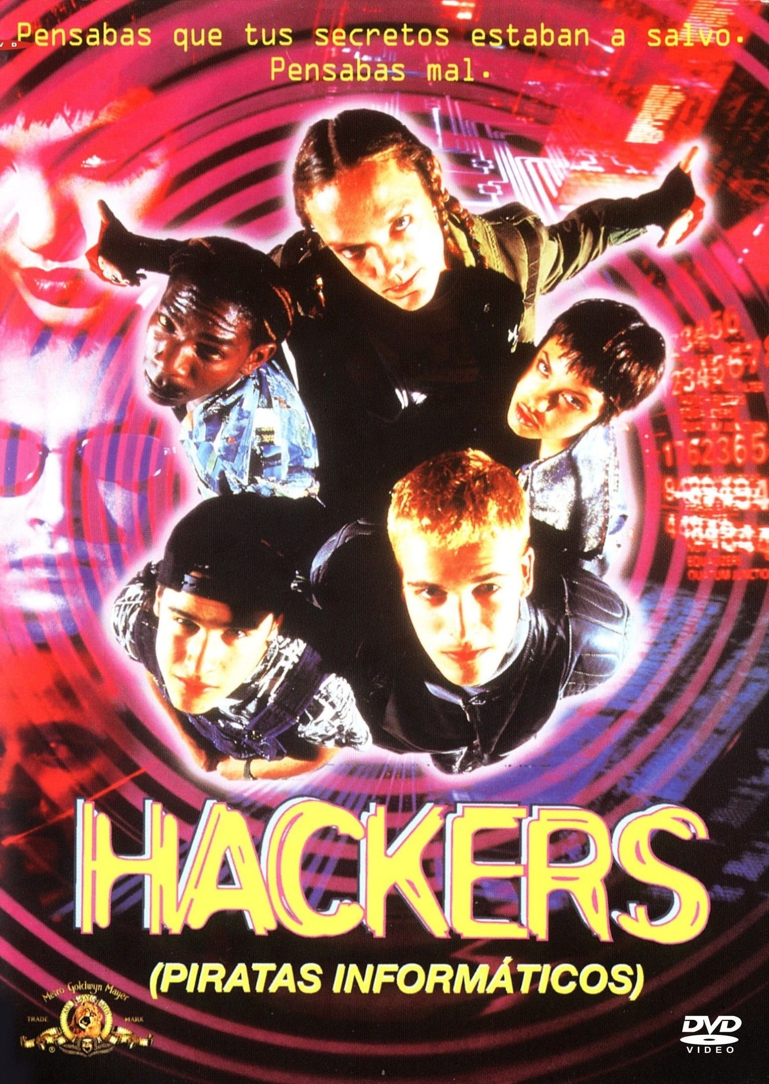 Poster de HACKERS, PIRATAS INFORMÁTICOS en español