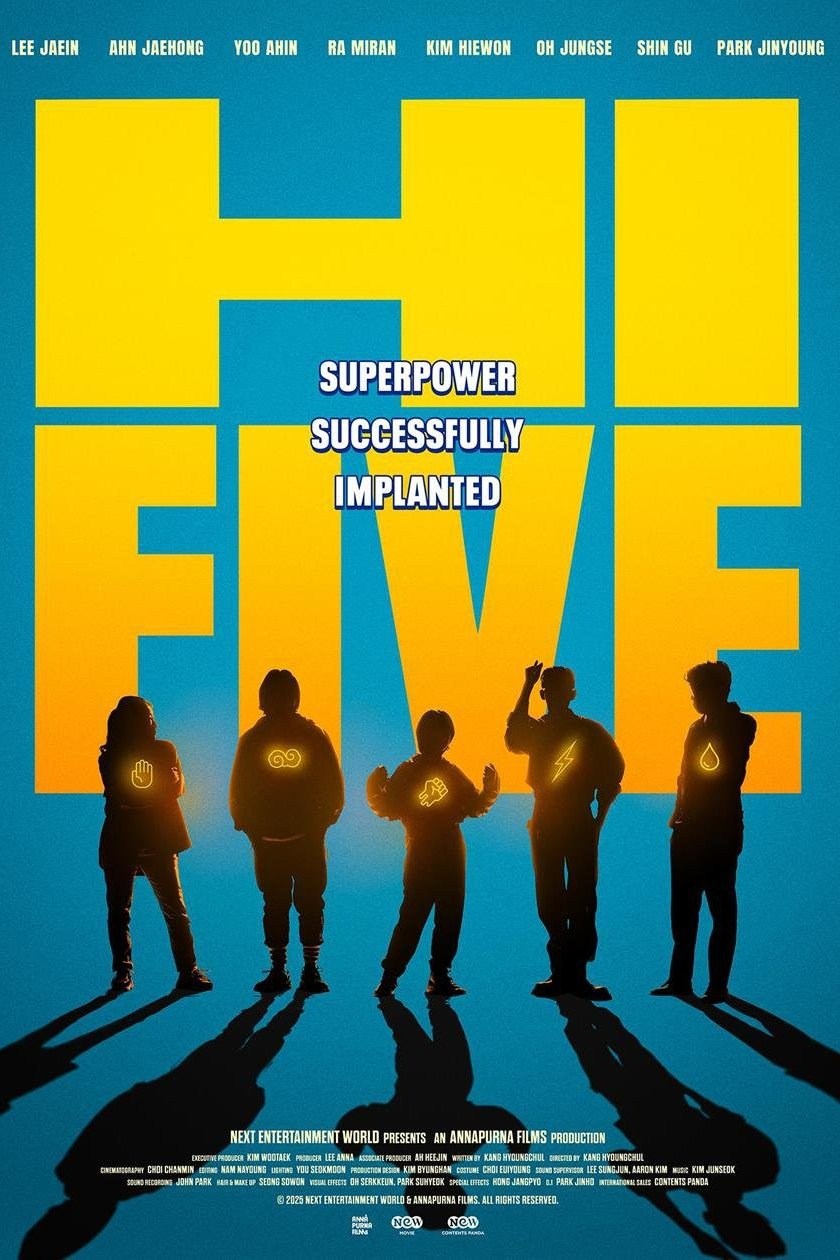 Poster de HI-FIVE en inglés