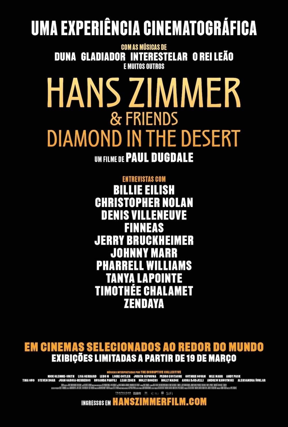 Poster de HANS ZIMMER & FRIENDS: DIAMOND IN THE DESERT