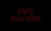 Happy Halloween