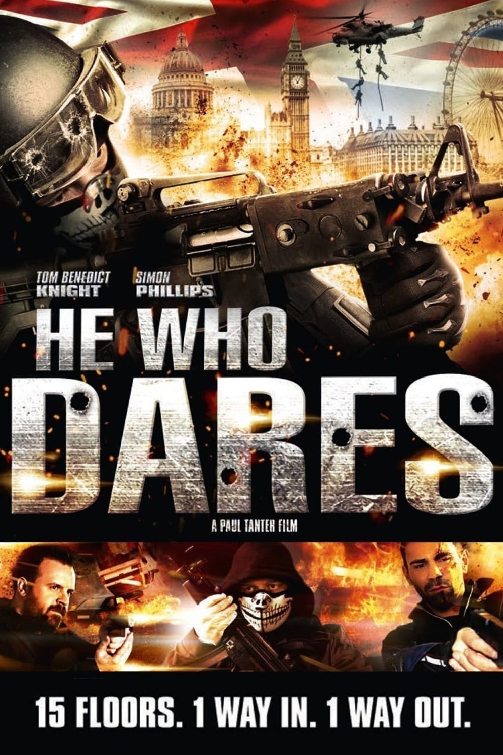 Poster de HE WHO DARES en inglés