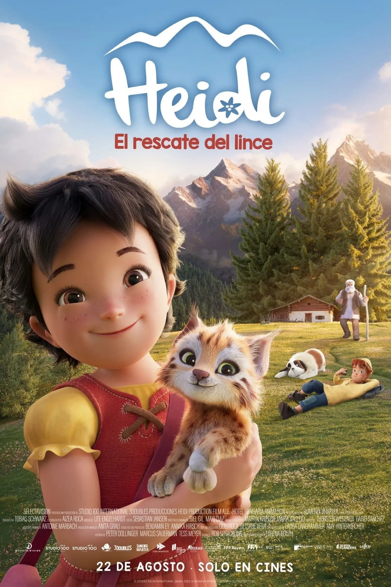 Poster de HEIDI. EL RESCATE DEL LINCE en español