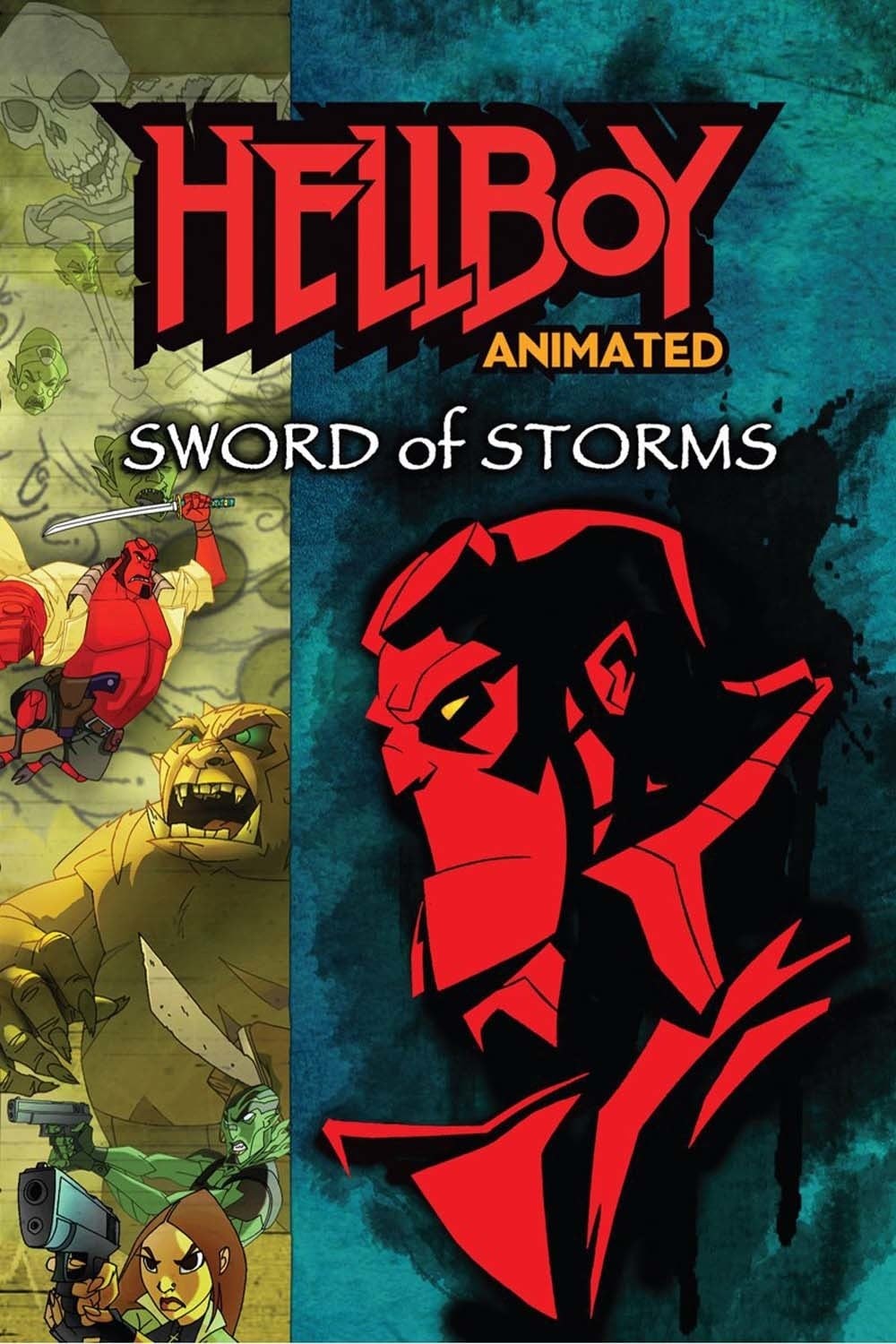 Poster de HELLBOY ANIMADO: LA ESPADA DE LAS TORMENTAS en inglés