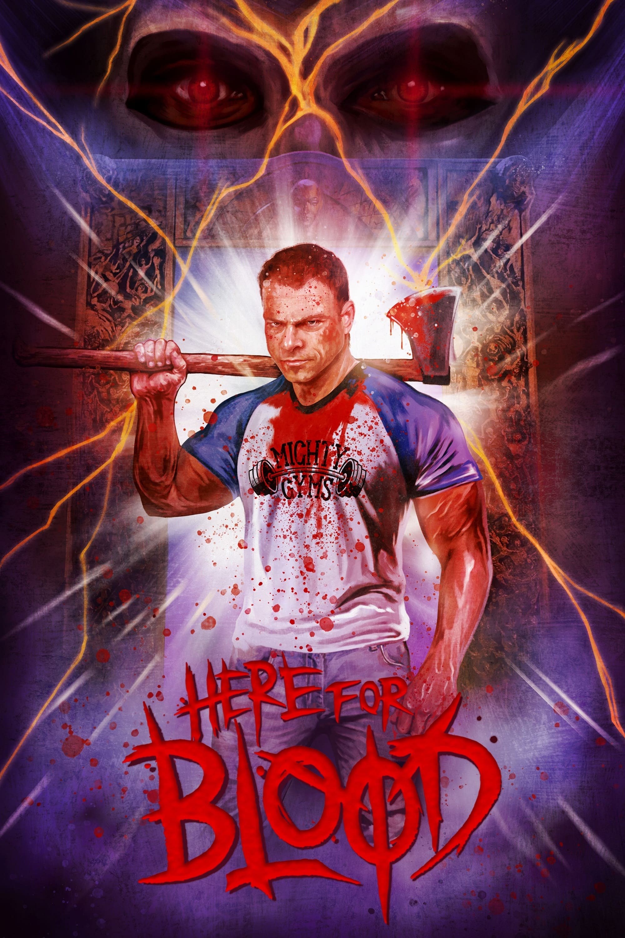 Poster de HERE FOR BLOOD en inglés