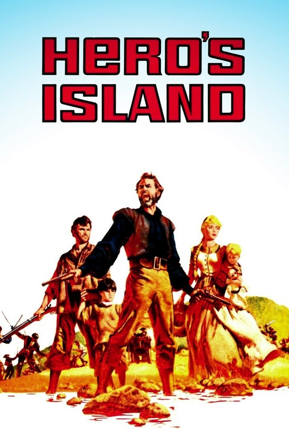 Poster de HERO'S ISLAND en inglés