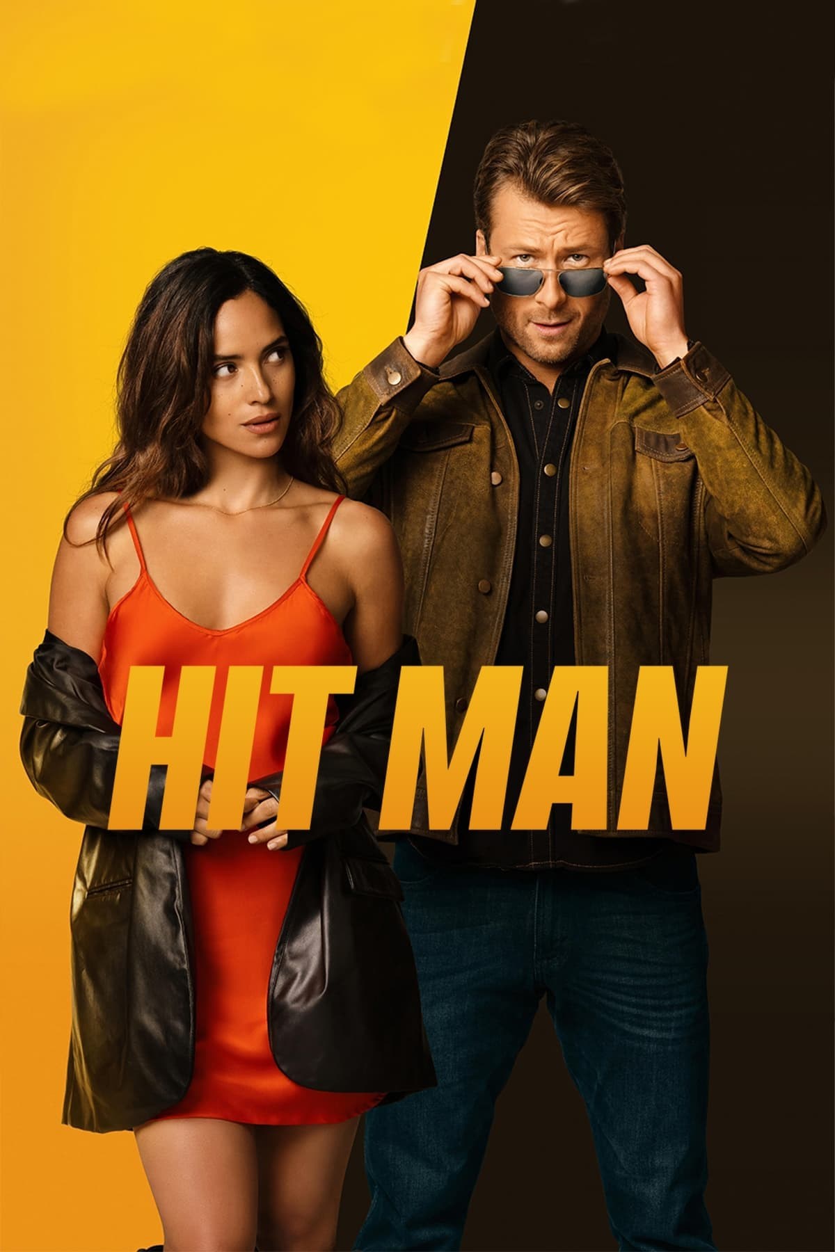 Poster de HIT MAN: ASESINO POR CASUALIDAD en inglés