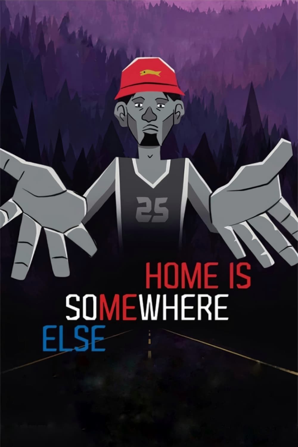 Poster de HOME IS SOMEWHERE ELSE en inglés