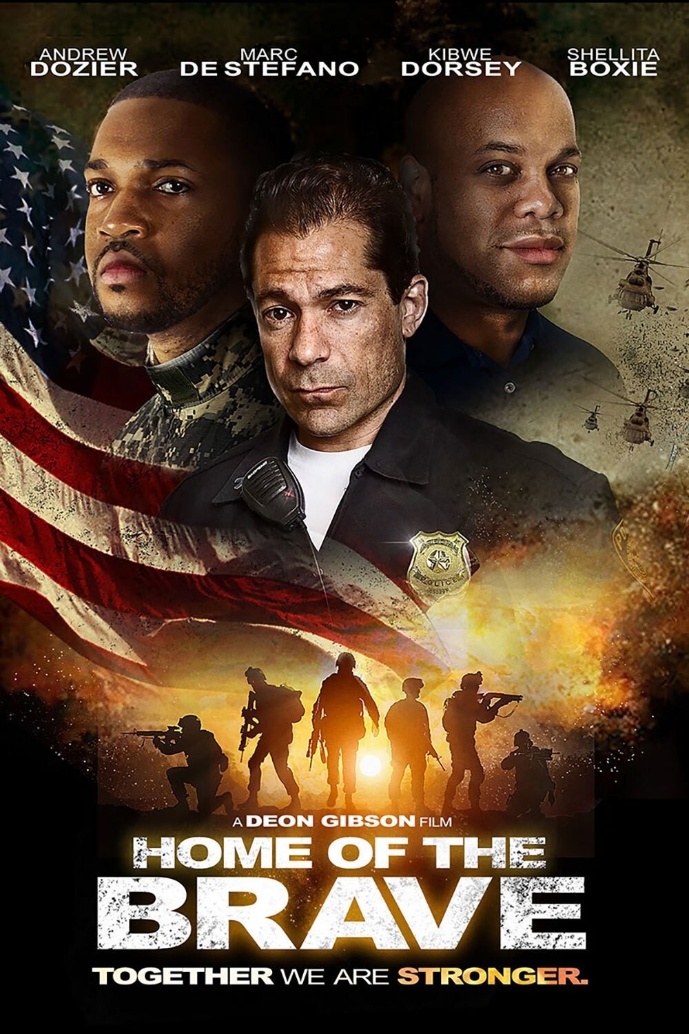 Poster de HOME OF THE BRAVE en inglés
