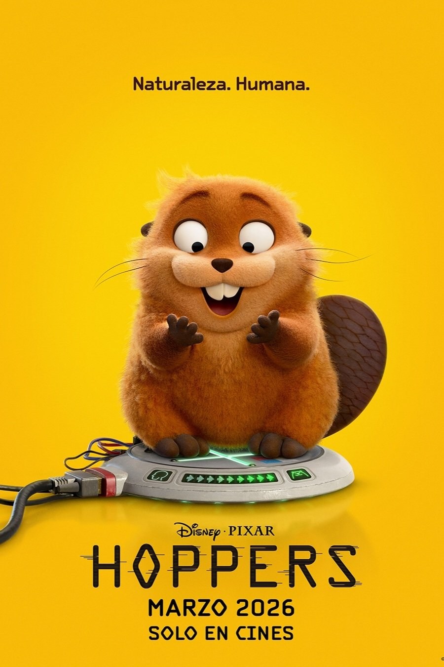 Poster de HOPPERS en español