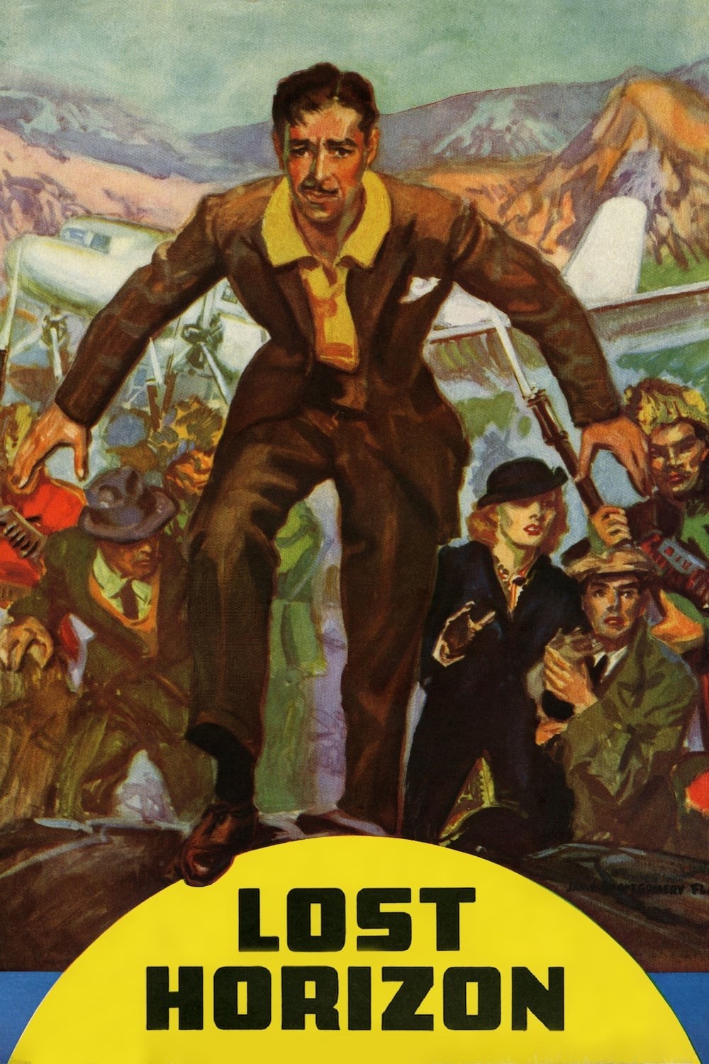 Poster de HORIZONTES PERDIDOS en inglés