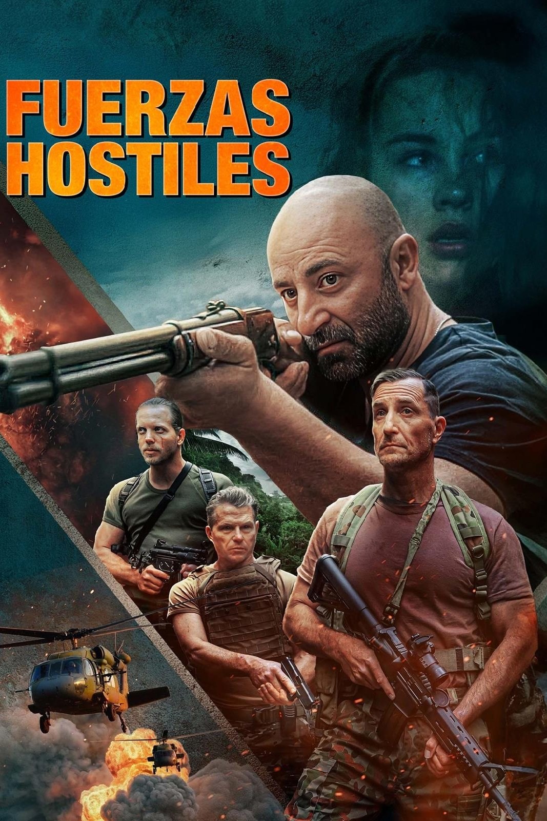 Poster de HOSTILE FORCES en español