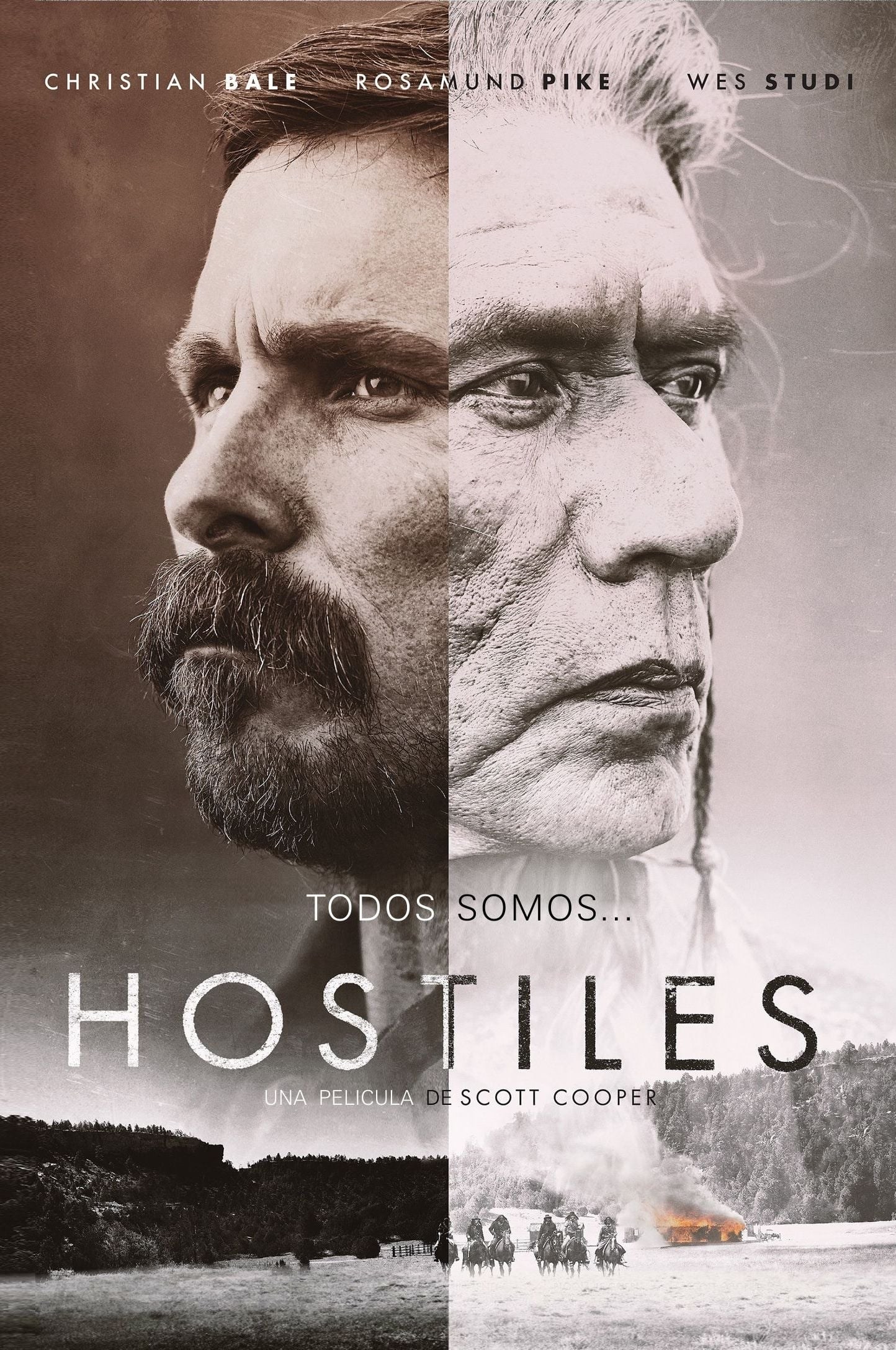 Poster de HOSTILES en español