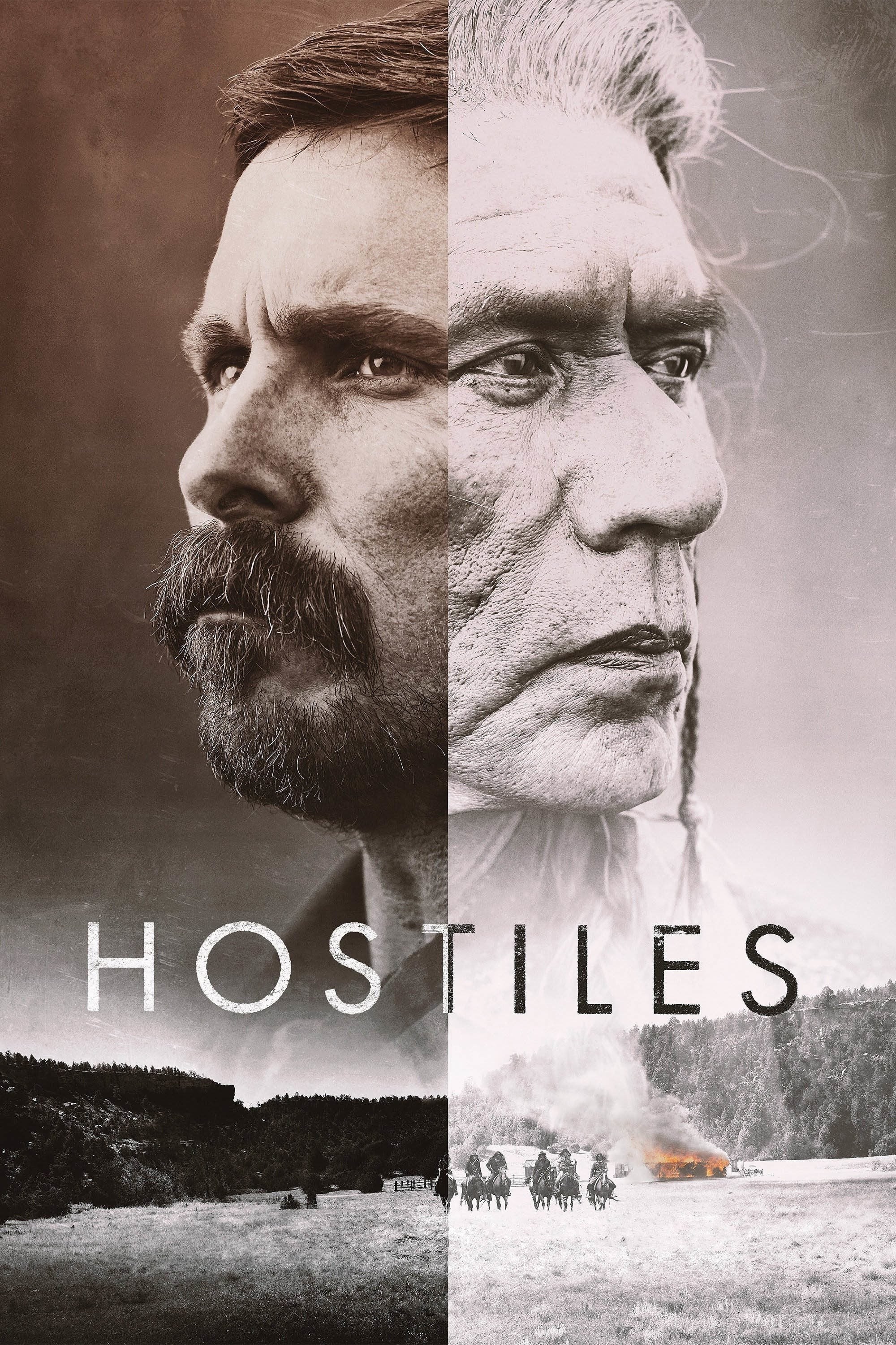 Poster de HOSTILES en inglés