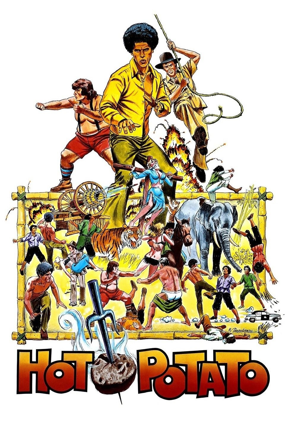 Poster de HOT POTATO en inglés