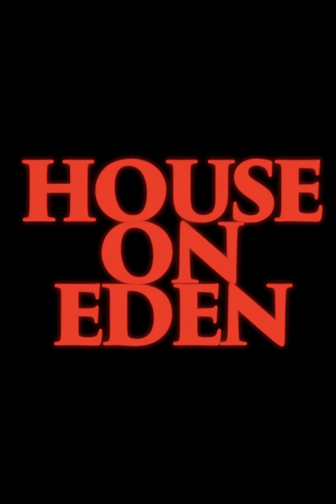 Poster de HOUSE ON EDEN