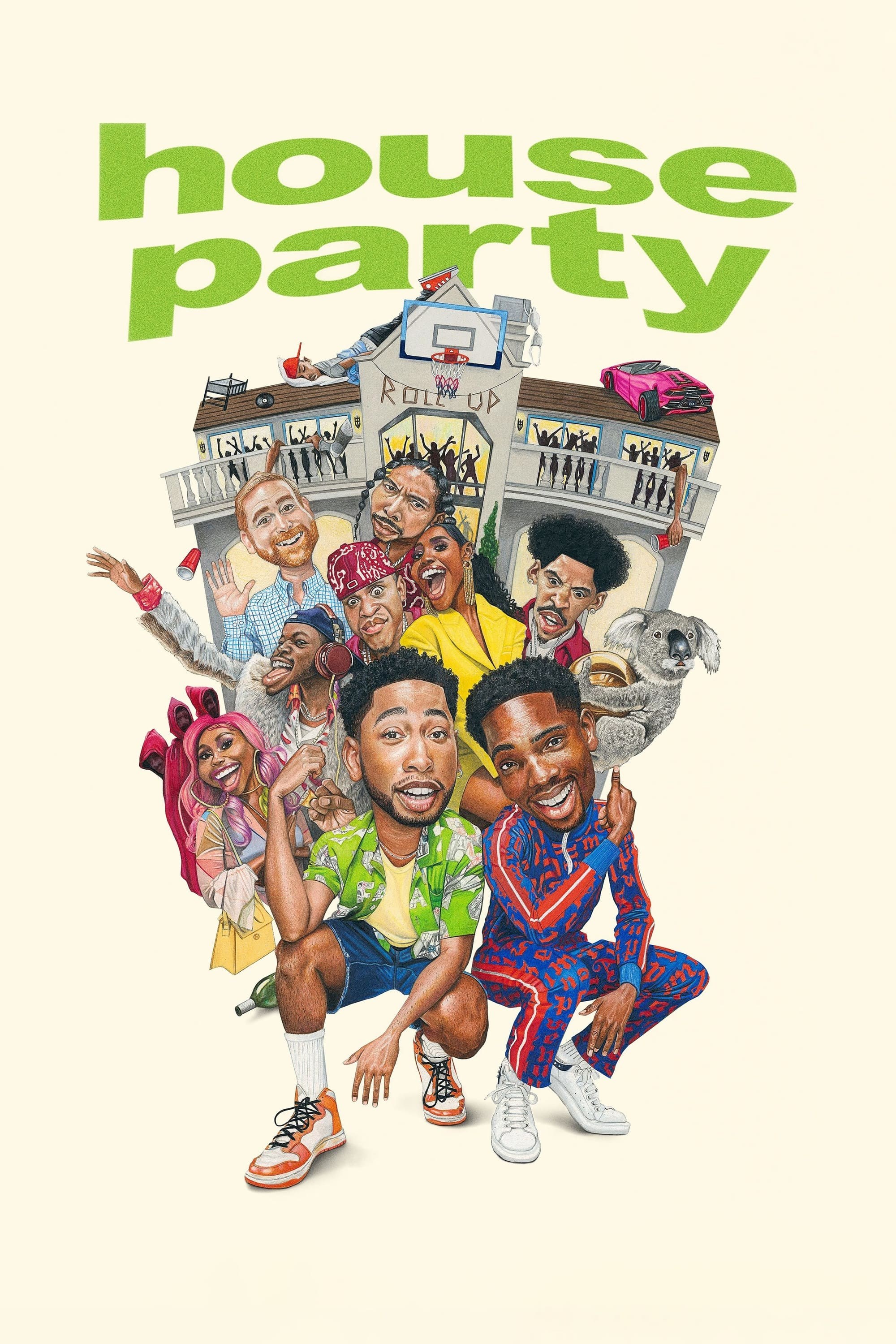 Poster de HOUSE PARTY en inglés