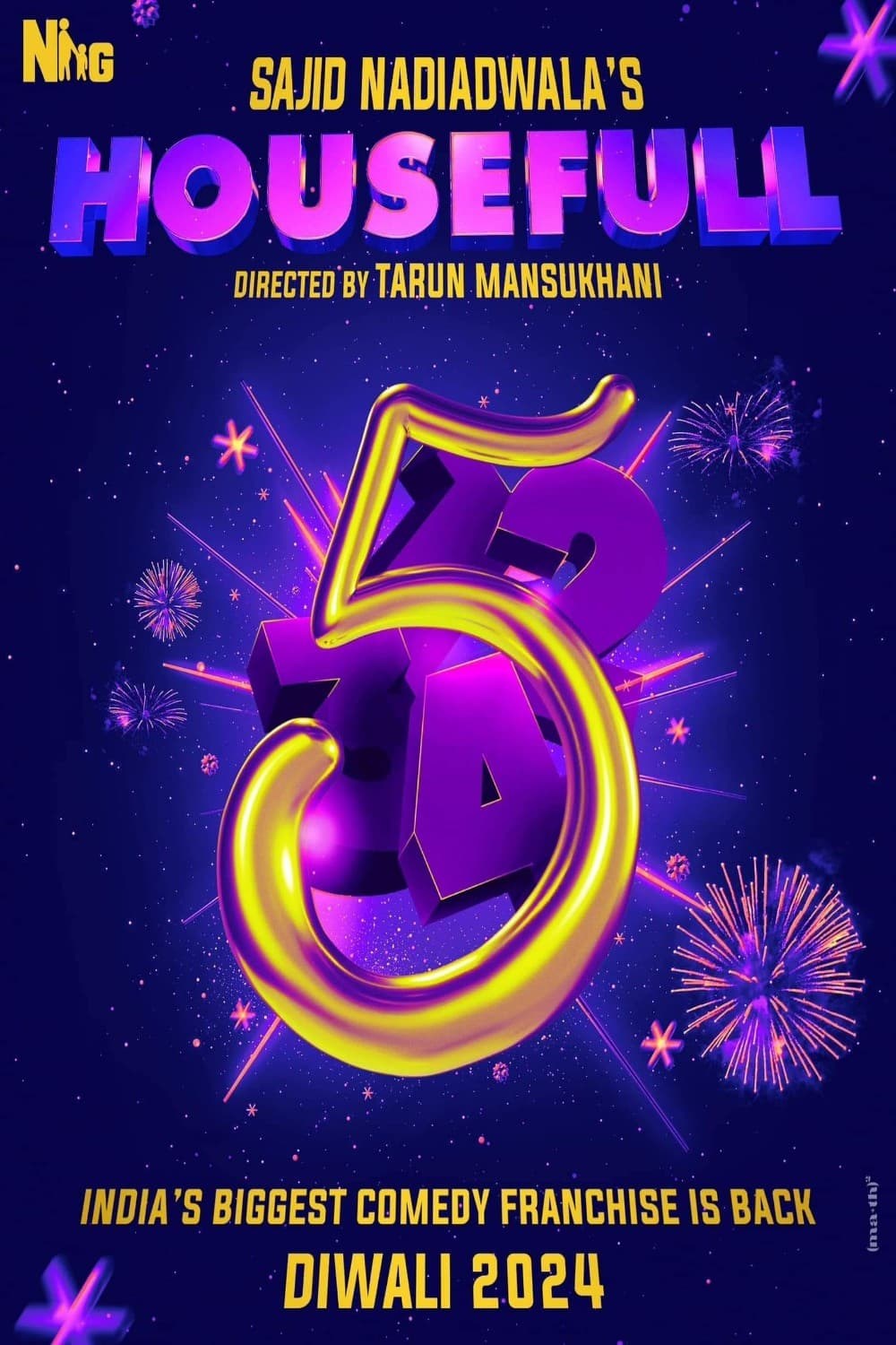 Poster de HOUSEFULL 5 en inglés