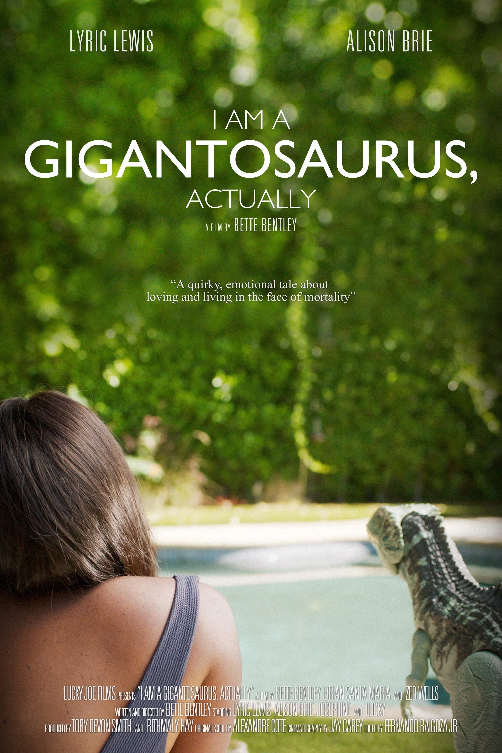 Poster de I AM A GIGANTOSAURUS, ACTUALLY en inglés