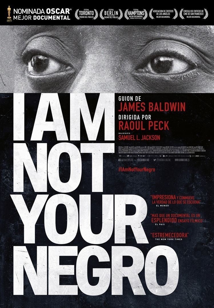 Poster de I AM NOT YOUR NEGRO en español