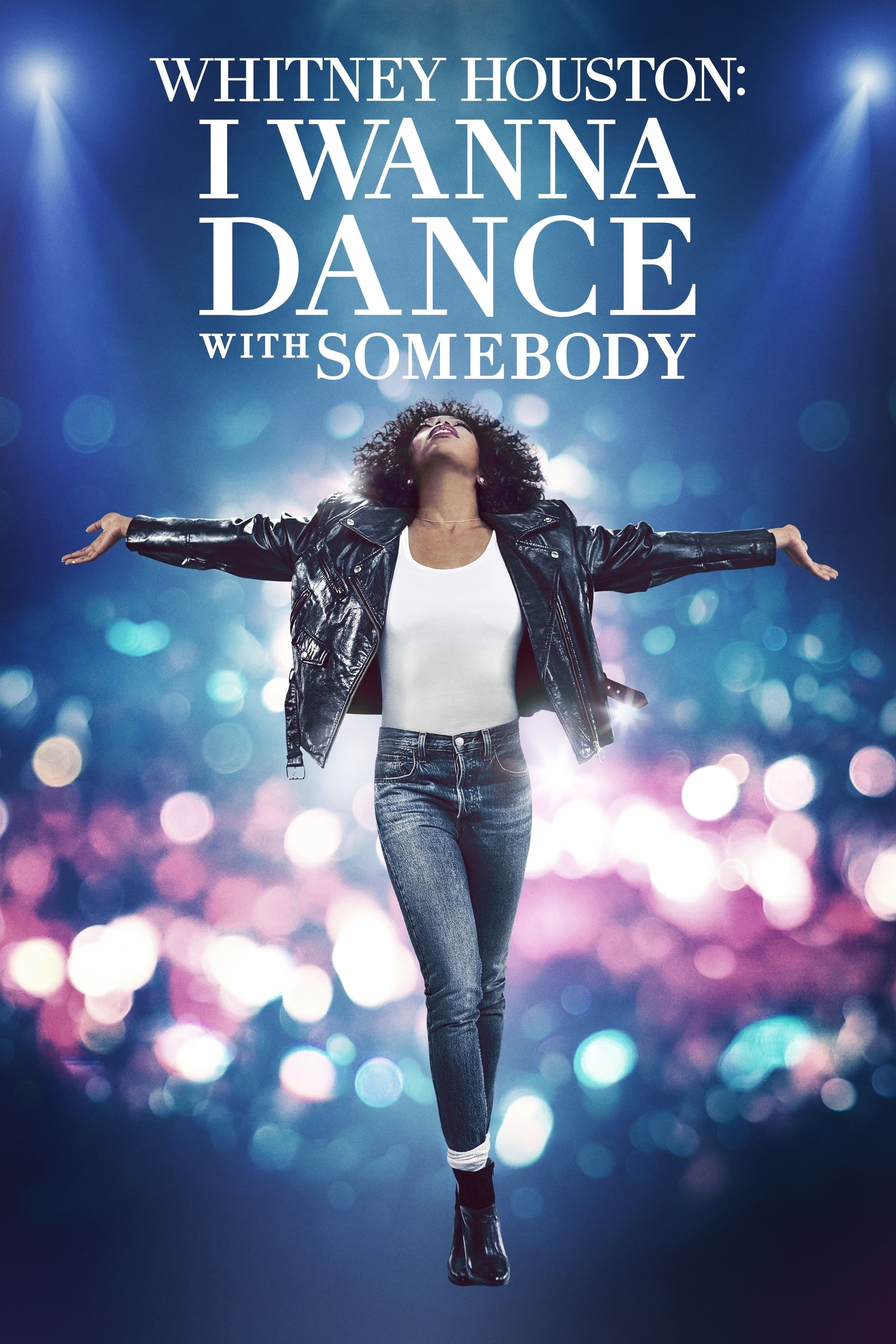 Poster de WHITNEY HOUSTON. I WANNA DANCE WITH SOMEBODY en inglés
