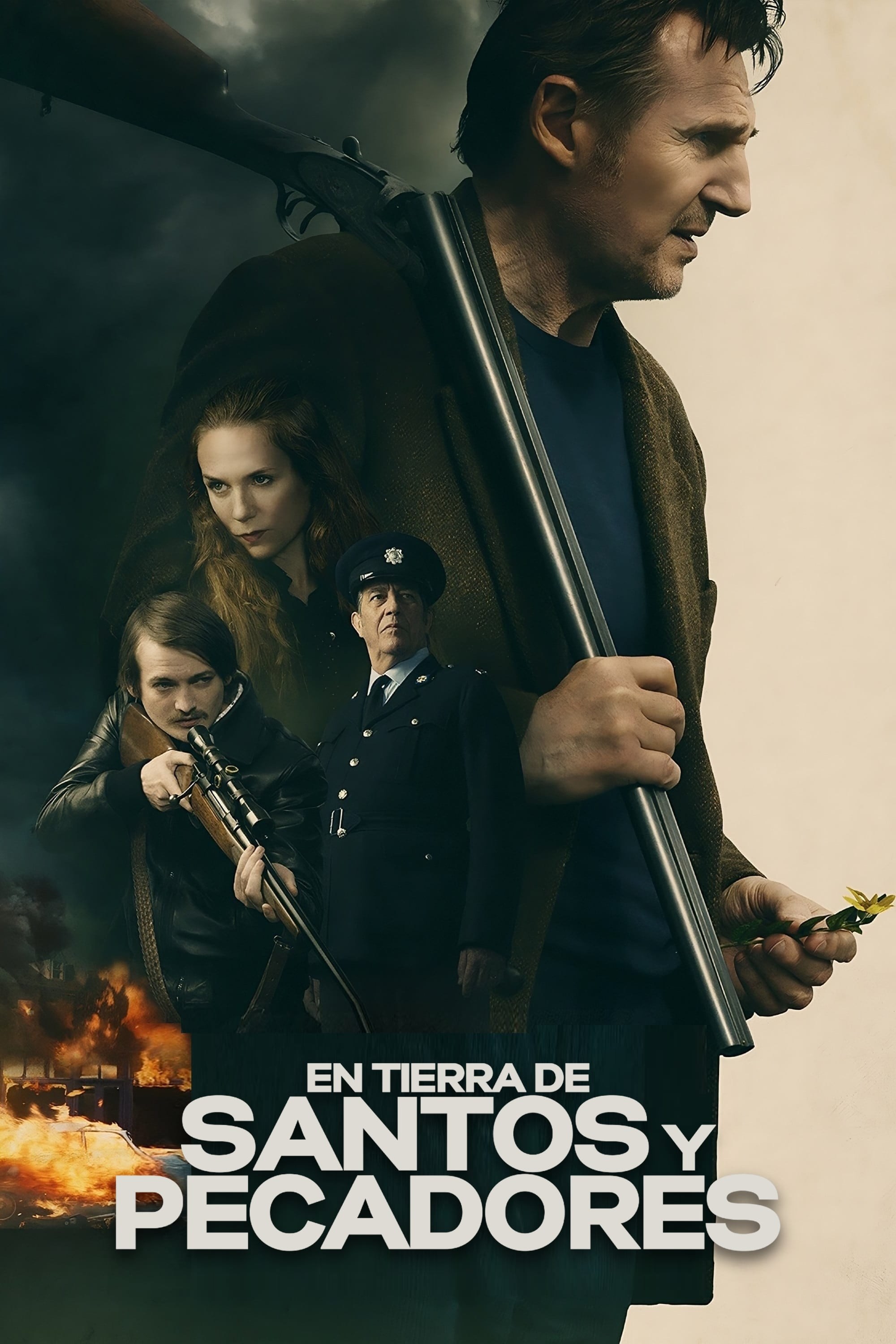 Poster de EN TIERRA DE SANTOS Y PECADORES en español
