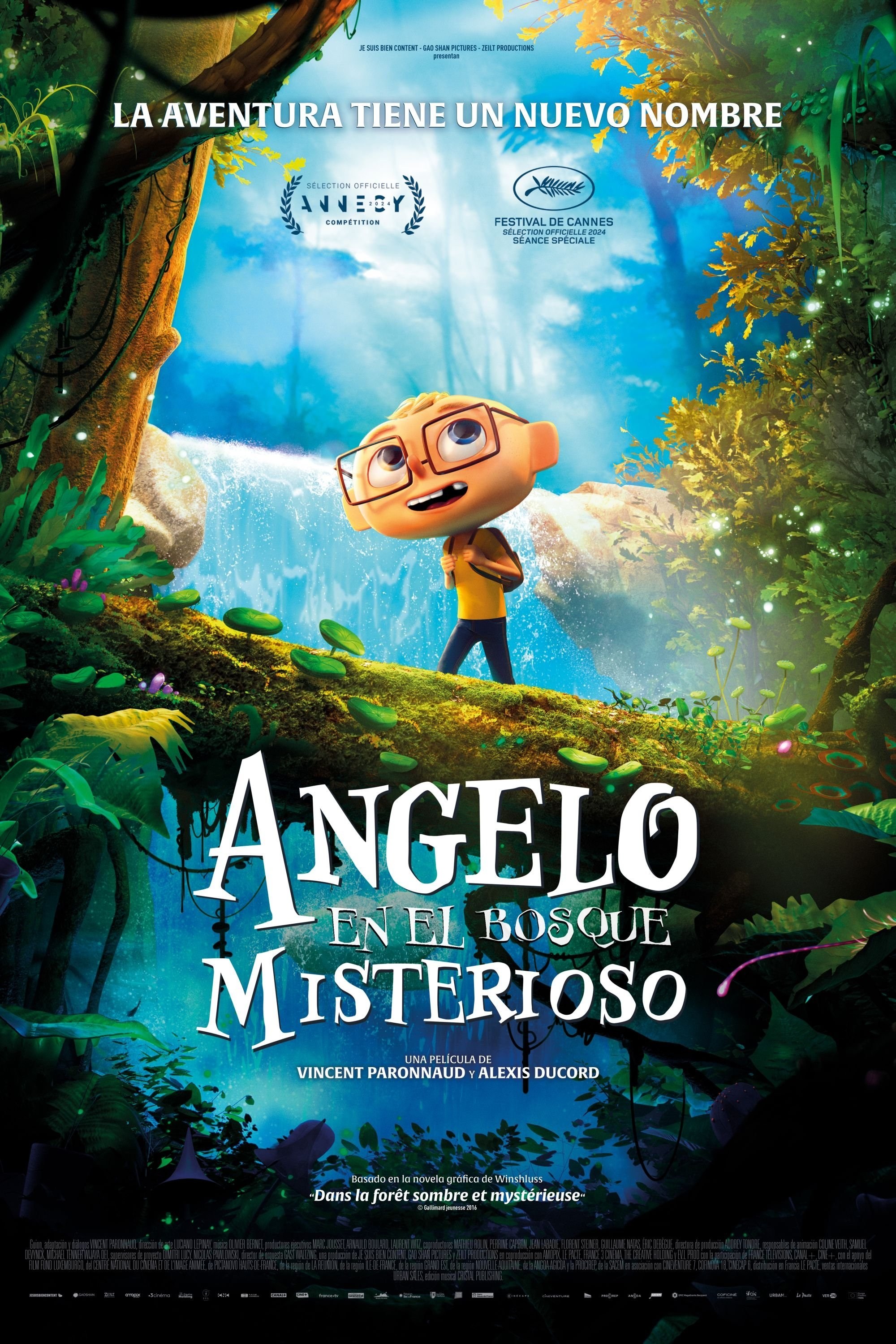 Poster de ANGELO EN EL BOSQUE MISTERIOSO en español