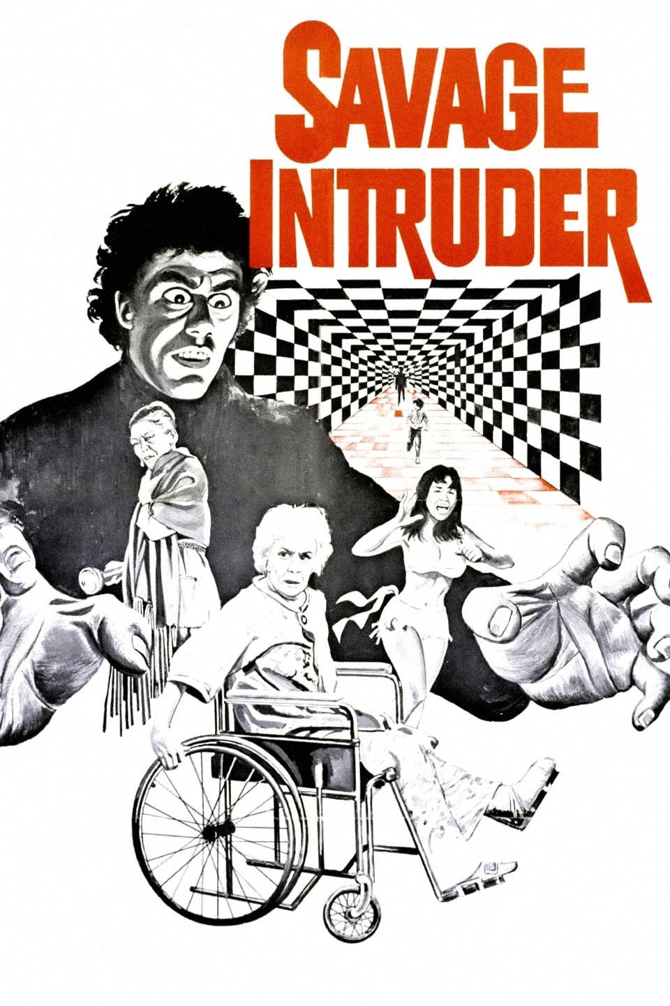 Poster de INTRUSO SALVAJE en inglés