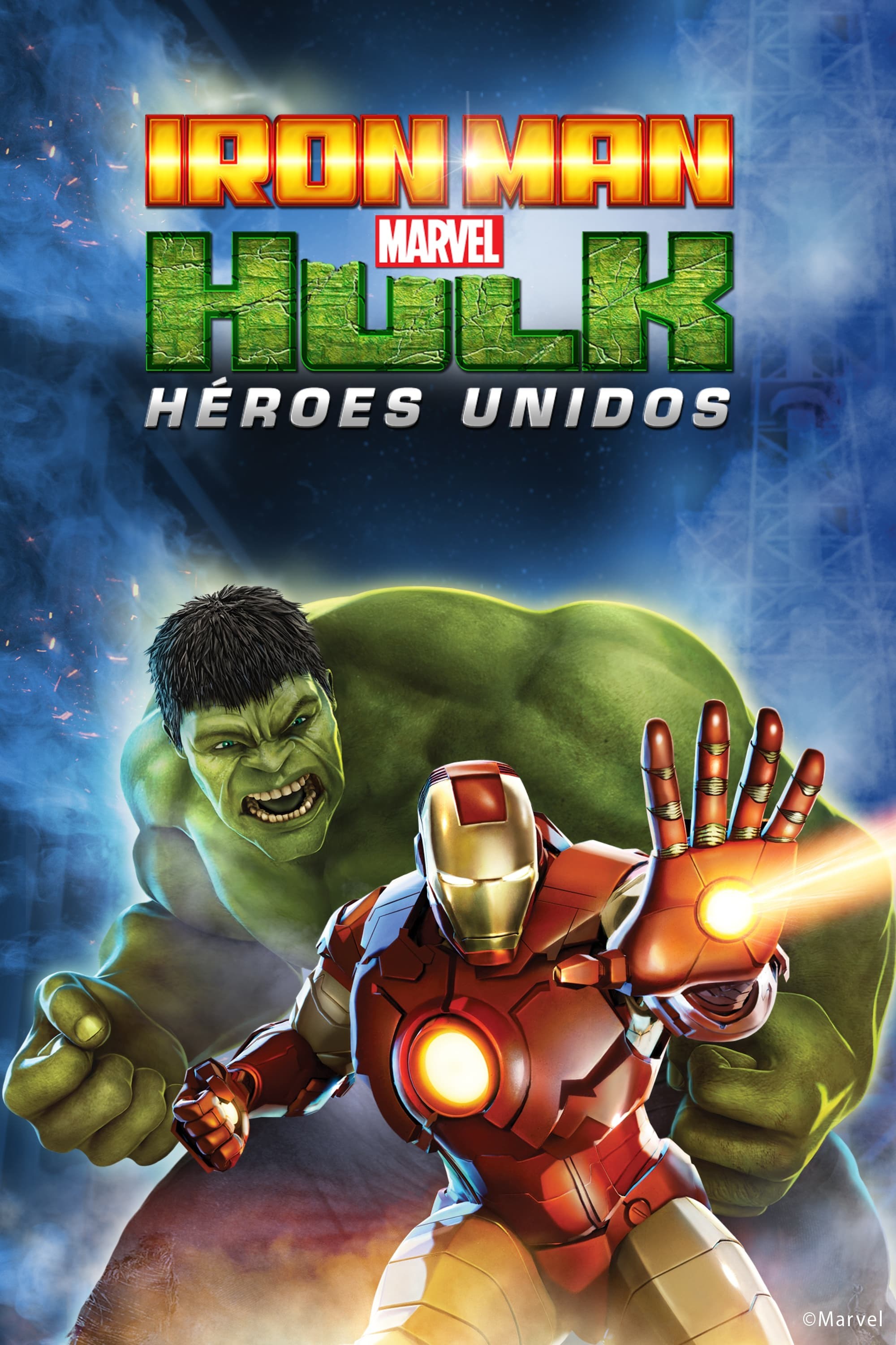 Poster de IRON MAN & HULK: HEROES UNITED en español